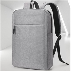 Бизнес- рюкзак для города с USB, серый