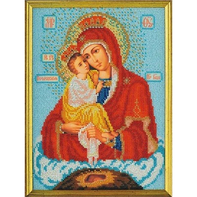 Набор для вышивания бисером Радуга Бисера В-170 Богородица Почаевская, 20*27 см