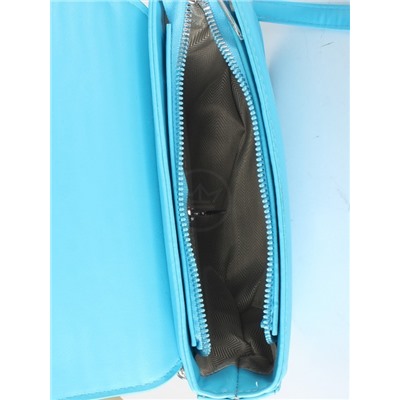 Сумка женская искусственная кожа Ch&K-9261-1,  1отд,  плечевой ремень,  голубой 255065