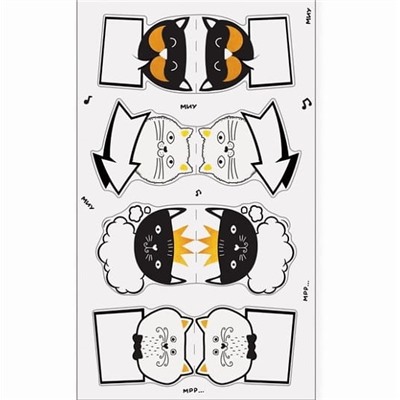 Наклейки-разделители «Котики»