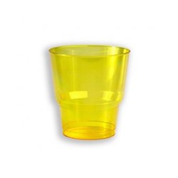 Стакан Кристалл 200мл Желтый (1000/50)