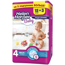 HH  Подгузники детские Baby Maxi (7-14kg) 15шт.  №4