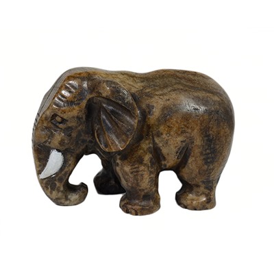 Скульптура из кальцита "Слон" 90*55*65мм