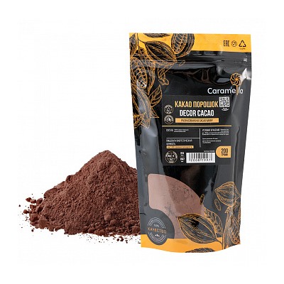 Какао порошок Cacao Barry Decor Cacao 20-22%, 200 г