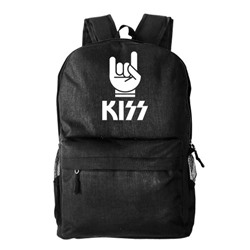 Рюкзак текстильный, молодежный "Kiss"