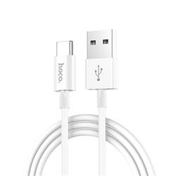 USB кабель для USB Type-C 1.0м HOCO X23 (белый) 3.0A