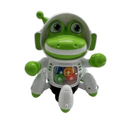 Лягушка-Робот Интерактивная (свет,звук,двигается) 21*19*14см /кор. JQ118-K/BL971885