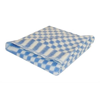 Одеяло байковое взрослое Ермолино <5772/В,140*205, 1.5 спальное, цветное>