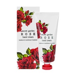 JIGOTT Крем д/рук с экстр.розы  Secret Garden Rose Hand Cream 100мл