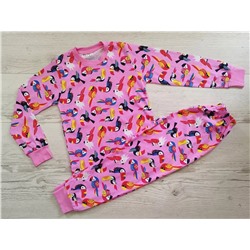 Пижама для девочки (кофта+брюки) УЗБЕКИСТАН (9-10-11-12)