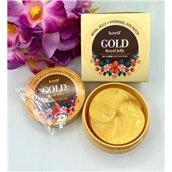 Гидрогелевые патчи для глаз с частицами коллоидного золота и маточным молочком - KOELF Hydro Gel Gold & Royal Jelly Eye Patch (orig.)