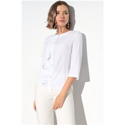 Эффектная белая блузка