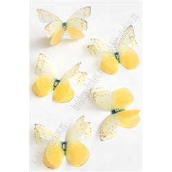 Бабочки шифоновые большие 6 см (10 шт) SF-4485, №20