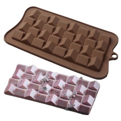 Форма силиконовая для шоколада «Плитка плетение»