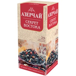 Чай Азерчай чёрный байховый «Секрет востока», 25 пакетиков по 1.8 г