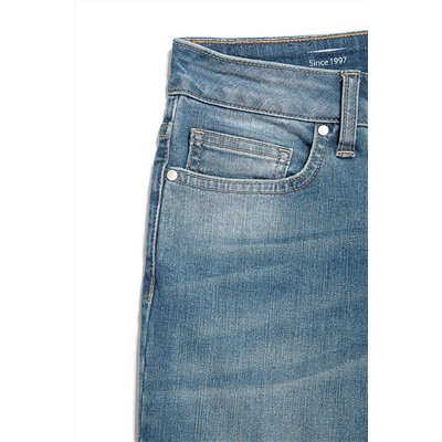 Модные джинсы с эффектом потёртости CON-105 CONTE ELEGANT синий 164-98 размер
