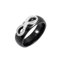 Кольцо из серебра керамика, МКВ135