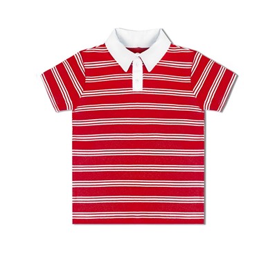 Рубашка-поло для мальчика в полоску 79411-МЛ17