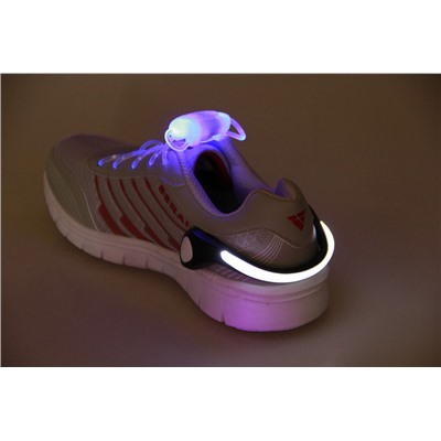 Светящиеся LED клипсы для кроссовок (1 шт), заказ от 2-х шт