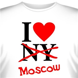 Футболка "I love moscow" (2)