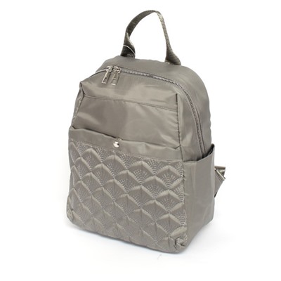 Рюкзак жен текстиль Migo-6948,  1отд,  3внут+4внеш/ карм,  серый 256135
