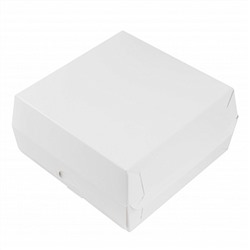 Коробка для бенто-торта моноблок без окна 120х120х70 мм