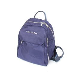 Рюкзак жен текстиль CF-2317,  1отд,  2внут+2внеш/ карм,  синий 256480