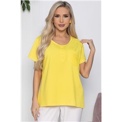 Блузка трикотажная жёлтого цвета