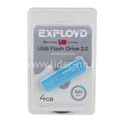 USB Flash 4GB Exployd (620) синий