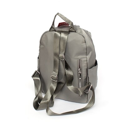Рюкзак жен текстиль Migo-6948,  1отд,  3внут+4внеш/ карм,  серый 256135