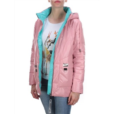 8257 PINK Куртка демисезонная женская BAOFANI (100 гр. синтепон) размеры 46-48-50-52-54-56