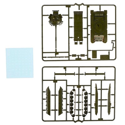 Сборная модель «Советский основной боевой танк Т-72Б»