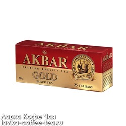 чай черный Akbar Gold в пакетиках с/я 2 г.*25 пак.