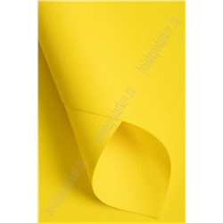 Фетр жесткий 1,2 мм, Корея Solitone 40*55 см (5 шт) желтый №820