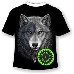 Подростковая футболка Волк инь-янь 708