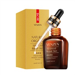 Сыворотка для лица Venzen Natural Organic Advanced Repair Skin 30 мл с олигопептидами, лифтинг-эффект, против акне и рубцов