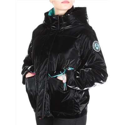 D003 BLACK Куртка демисезонная женская (100 гр. синтепон) размеры 48-50-52-54-56