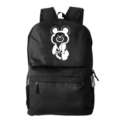 Рюкзак текстильный, молодежный "Олимпийский Мишка"