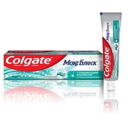 З.п.Colgate  50ml  Макс Блеск (с отбеливающими пластинками)