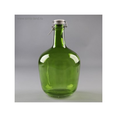 Бутылка Атами 3,4л зеленая /6шт