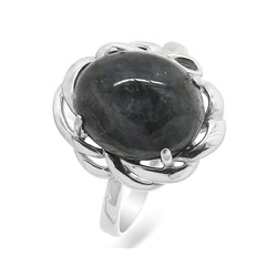 Кольцо из серебра лабрадорит, СПН4026