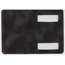 Обложка для паспорта  ФЛОК (бархат) черный П 016/Ч