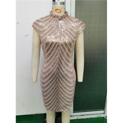 Платье женское с пайетками 6200