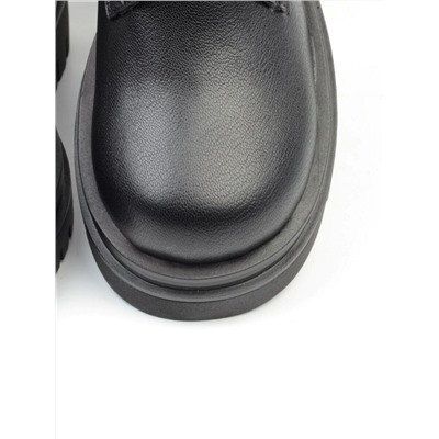 A13 BLACK Ботинки демисезонные женские (искусственная кожа) размер 35