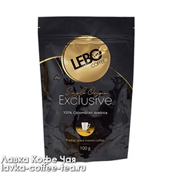 кофе растворимый Lebo Exclusive кристаллы, м/у 100 г.
