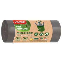 PACLAN FOR NATURE MULTITOP МЕШКИ ДЛЯ МУСОРА 35Л, 30ШТ.