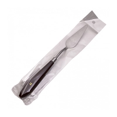 Лопатка (мастихин) кондитерская с пластиковой ручкой №12