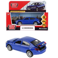 Технопарк. Модель "Honda Accord" металл 12 см, двери, багаж, инерц, синий, в кор.  арт.ACCORD-BU