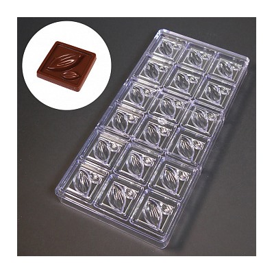 Форма для шоколада (поликарбонат) CACAO, Bake ware, 18 ячеек