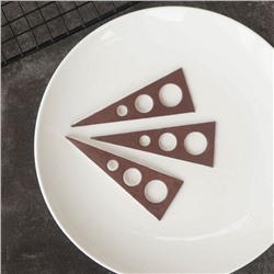 Силиконовый мат для отливки шоколада «Геометрия»